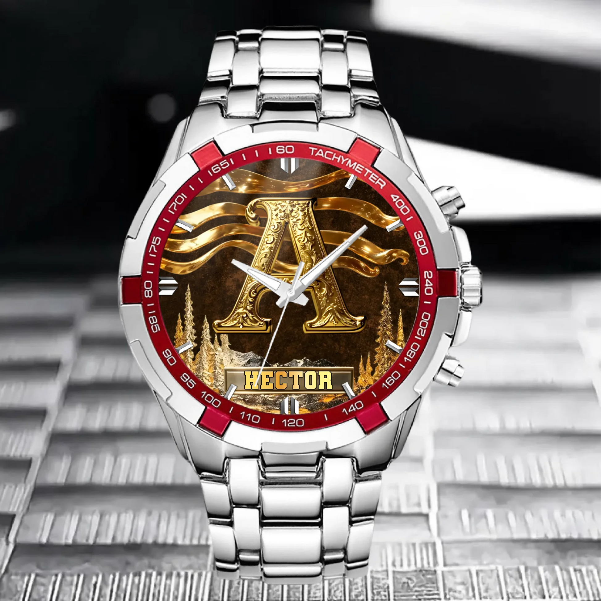 银色红色