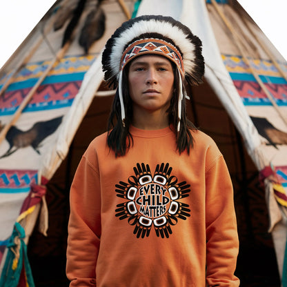 Every Child Matters Circle Hand Black For Orange Shirt Day Unisex T-shirt/Hoodie/Sweatshirt