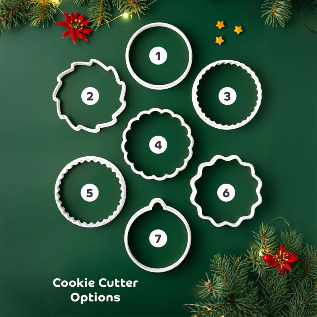 Personalized Family Name Merry Christmas Cookie Stamp_yyth