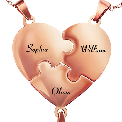 Pieces of Us™ – Personalized Family Puzzle Necklace (6)