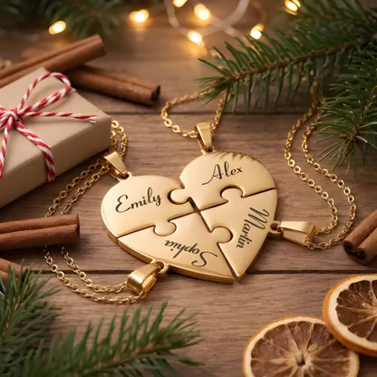 Pieces of Us™ – Personalized Family Puzzle Necklace (3)