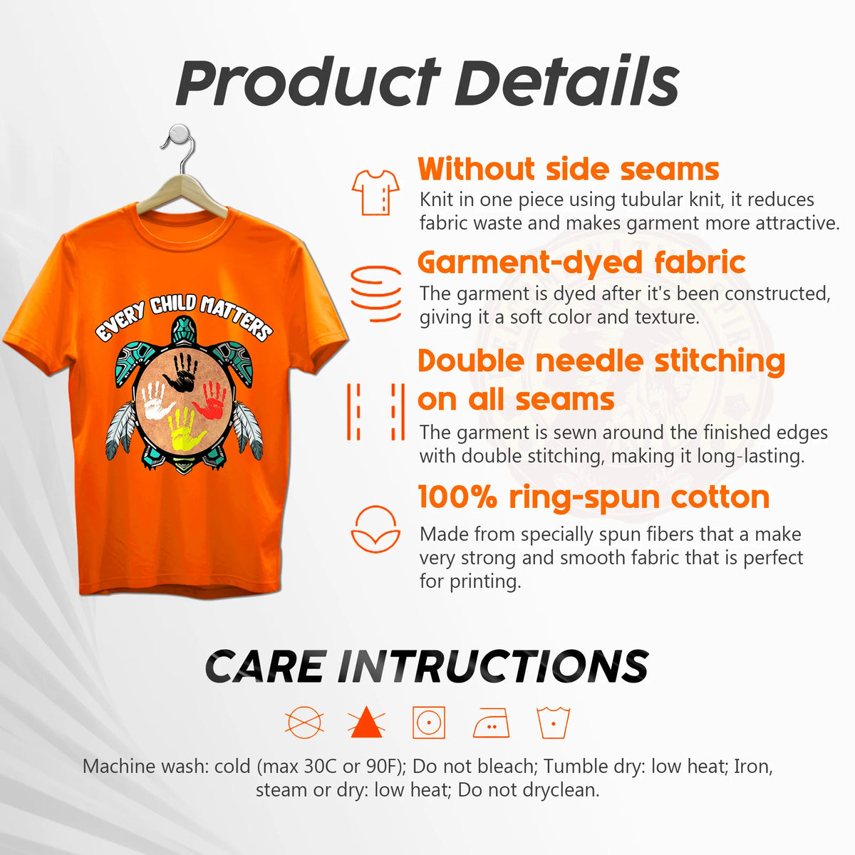 Every Child Matters Turtle For Orange Shirt Day Unisex T-shirt/Hoodie/Sweatshirt 264