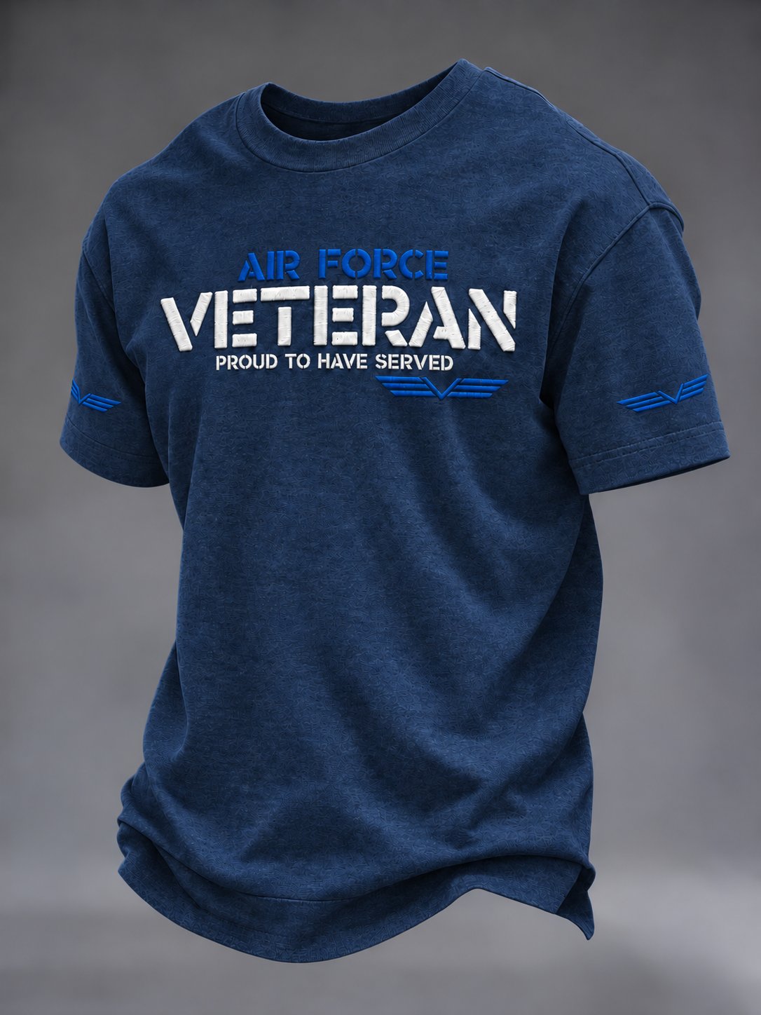 Men's Air Force Print Casual T-shirt