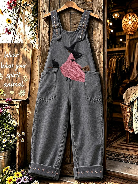 Women's Casual Printed Overalls