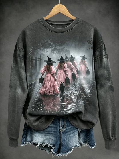 Ladies, in October we wear pink witch tops.