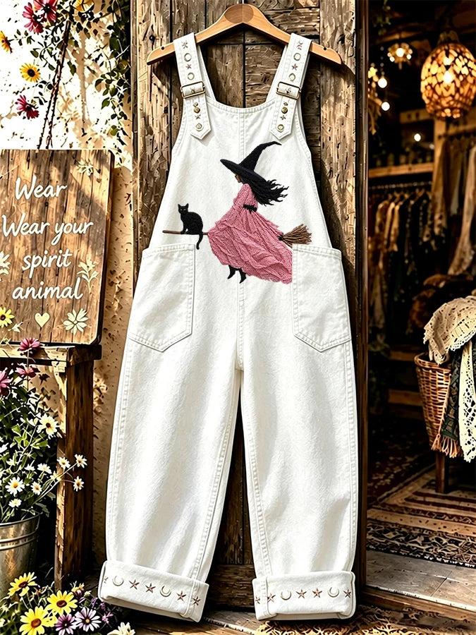 Women's Casual Printed Overalls
