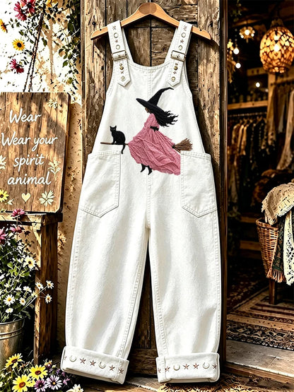 Women's Casual Printed Overalls