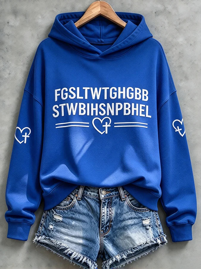 Women's   Faith Print Top