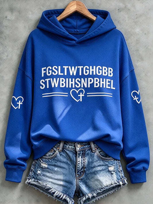 Women's   Faith Print Top