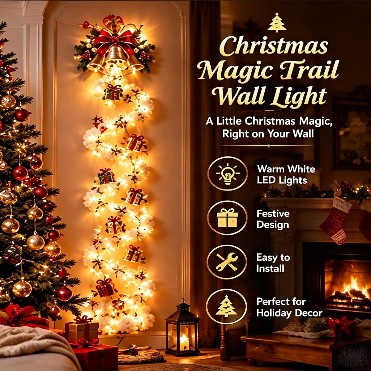 ✨Christmas Magic Trail Wall Light - A Little Christmas Magic Right on Your Wall✨