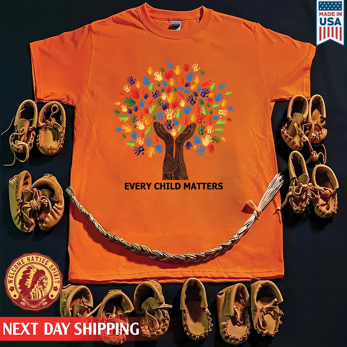 Tree of Life, Handprints of Unity and Strength - For Every Child Matters Unisex T-shirt/Hoodie/Sweatshirt 170