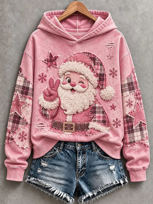 Women's Christmas Printed Hoodie