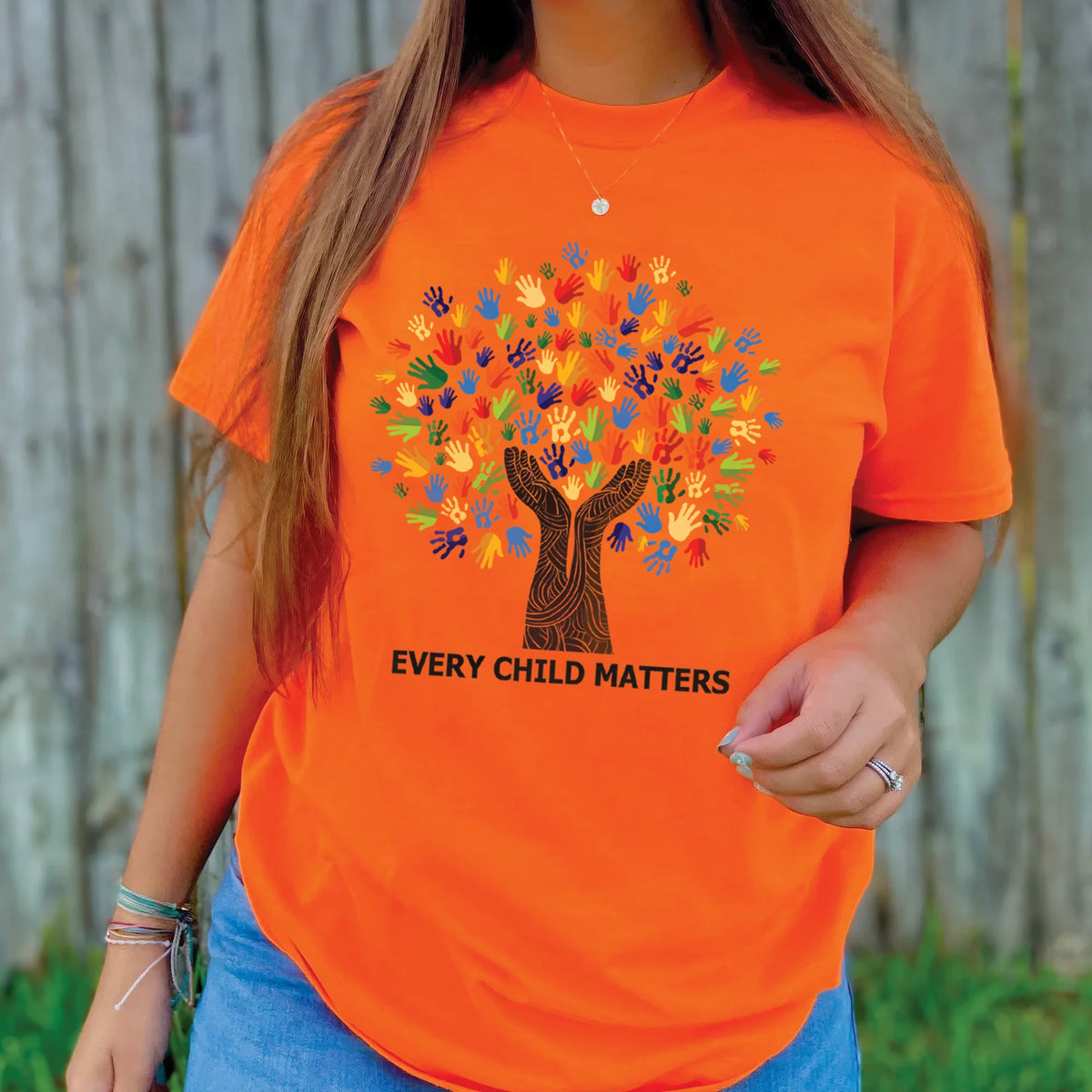 Tree of Life, Handprints of Unity and Strength - For Every Child Matters Unisex T-shirt/Hoodie/Sweatshirt 170