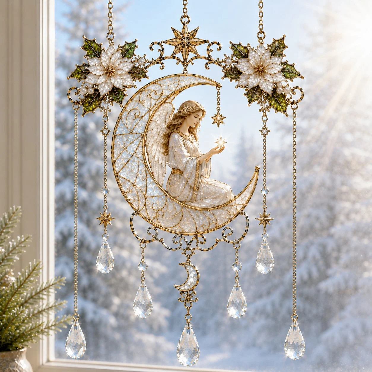 🔥 Last Day: 50% Off – 🌈 Faith-Inspired Acrylic Sun Catcher