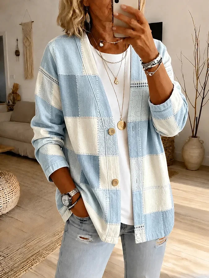 Women'S Casual Printed Cardigan
