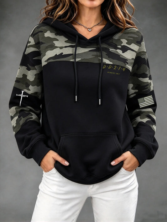 Women's Winter Jungle Camo "Faith" Hoodie