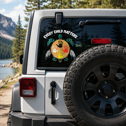 Every Child Matters Turtle Decal (High-quality UV DTF 3D Decal)