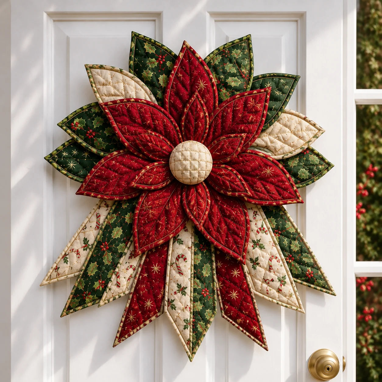 🎅🎄Beginner-Friendly Oversized Christmas Character Quilted Door Hanger Sewing Kit | Complete Kit with All Tools & Step-by-Step Guide Included 💕