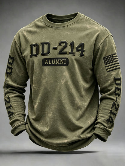 Men's Veteran Pride DD-214 Printed Sweatshirt