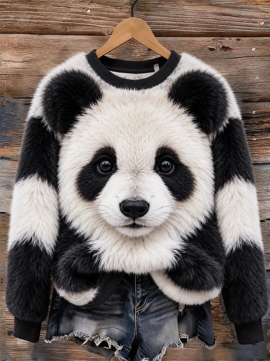 Women's Casual Animal Print Sweatshirt
