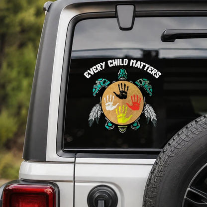 Every Child Matters Turtle Decal (High-quality UV DTF 3D Decal)