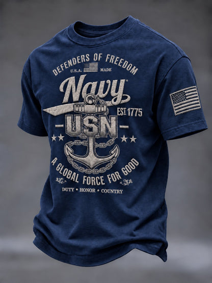 Men's Veterans Day Print Short-Sleeve T-Shirt