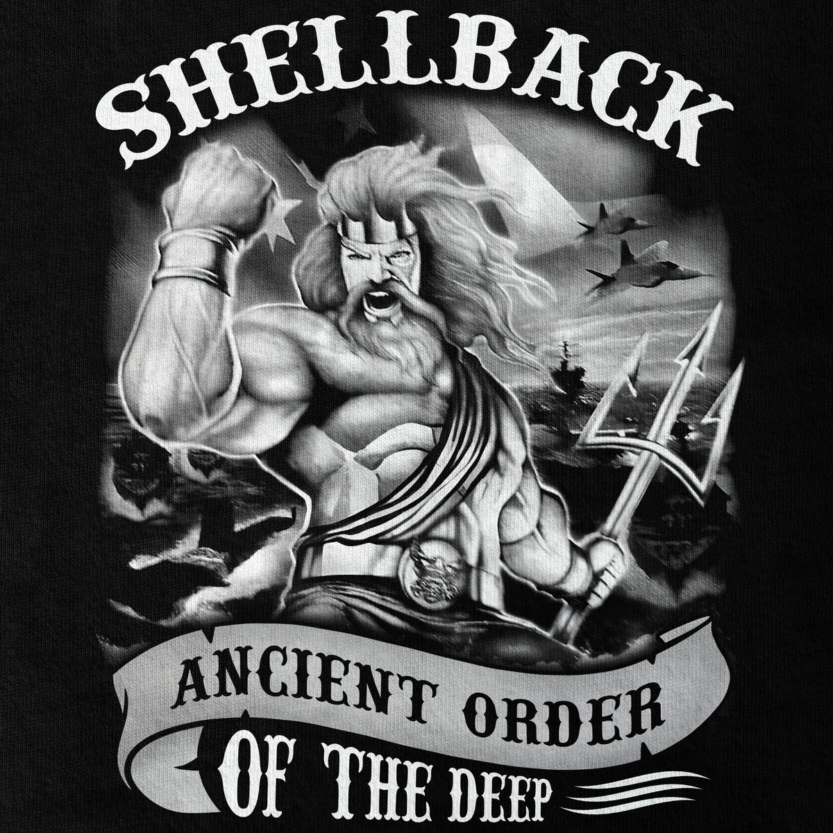 Shellback Ancient Order Of The Deep Double Sided Classic Tee