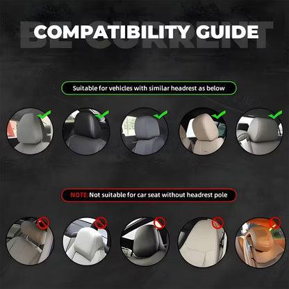 2PCS Freemason Emblem Car Headrest Covers – Masonic Auto Seat Accessories