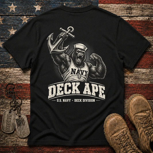Deck Ape Navy Deck Division Classic Tee