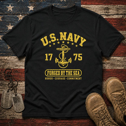 Navy Forged By The Sea Classic Tee