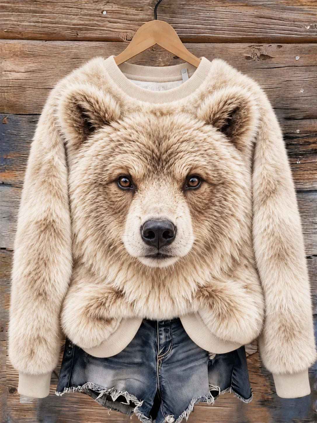 Women's Casual Animal Print Sweatshirt