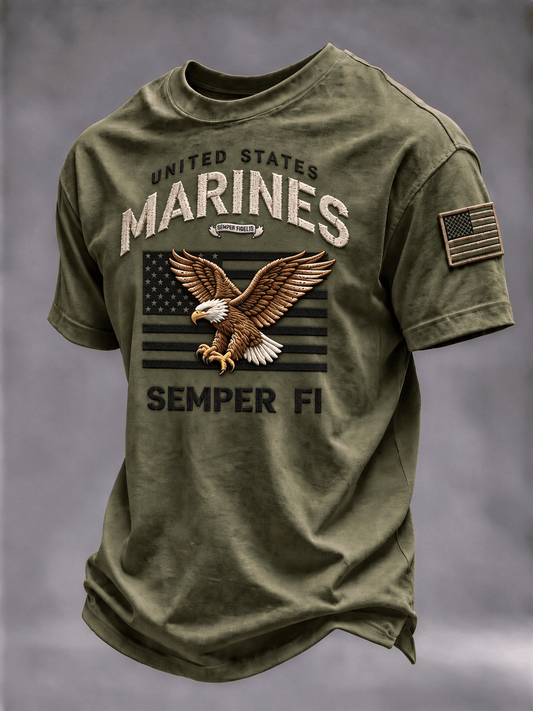 Men's Veterans Day Print Short-Sleeve T-Shirt