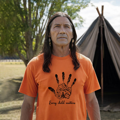Every Child Matters Native Handprint Luxe Native American Unisex T-shirt/Hoodie/Sweatshirt