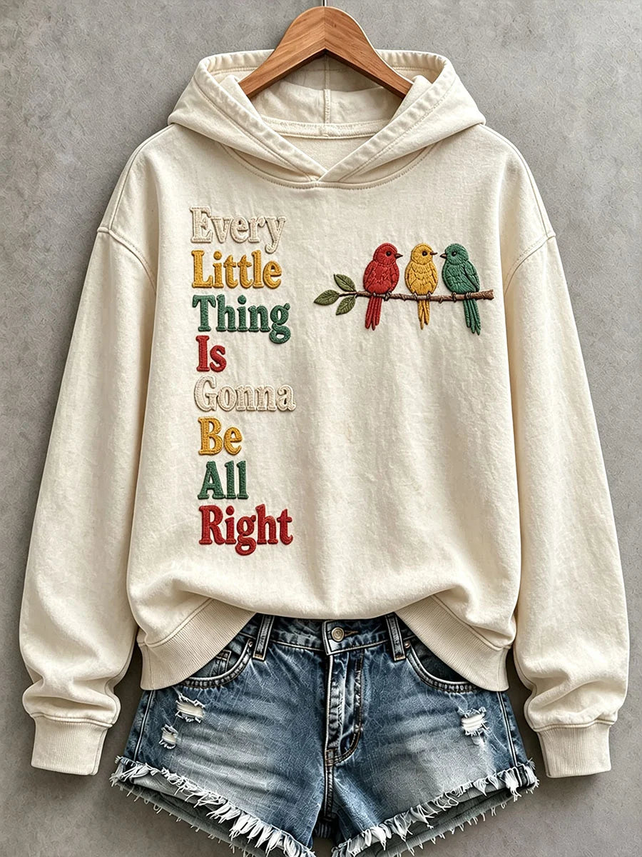 Women's Every Little Thing Is Gonna Be All Right Hoodie-01