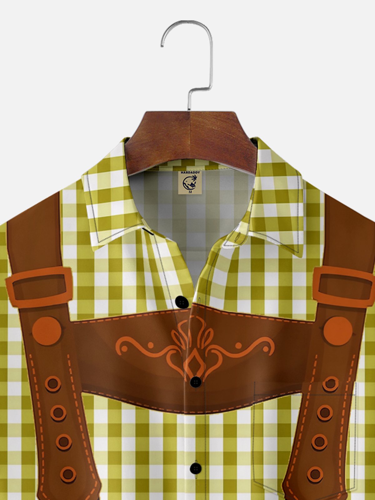 Moisture-wicking Oktoberfest Beer Festival Costume Chest Pocket Casual Shirt