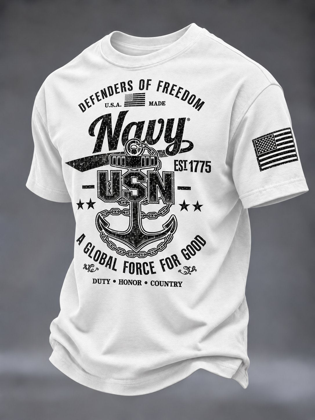 Men's Veterans Day Print Short-Sleeve T-Shirt