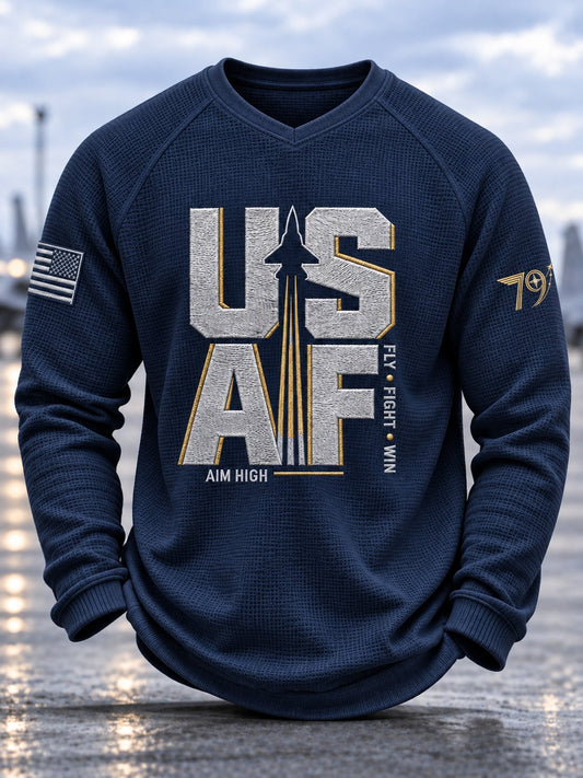 Men's Veterans Art Printed Top