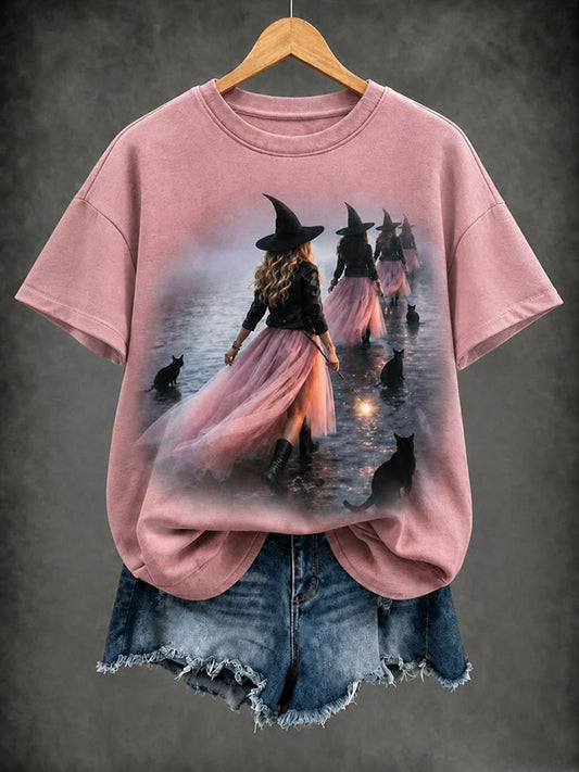Women's Casual Short-Sleeve Printed T-Shirt