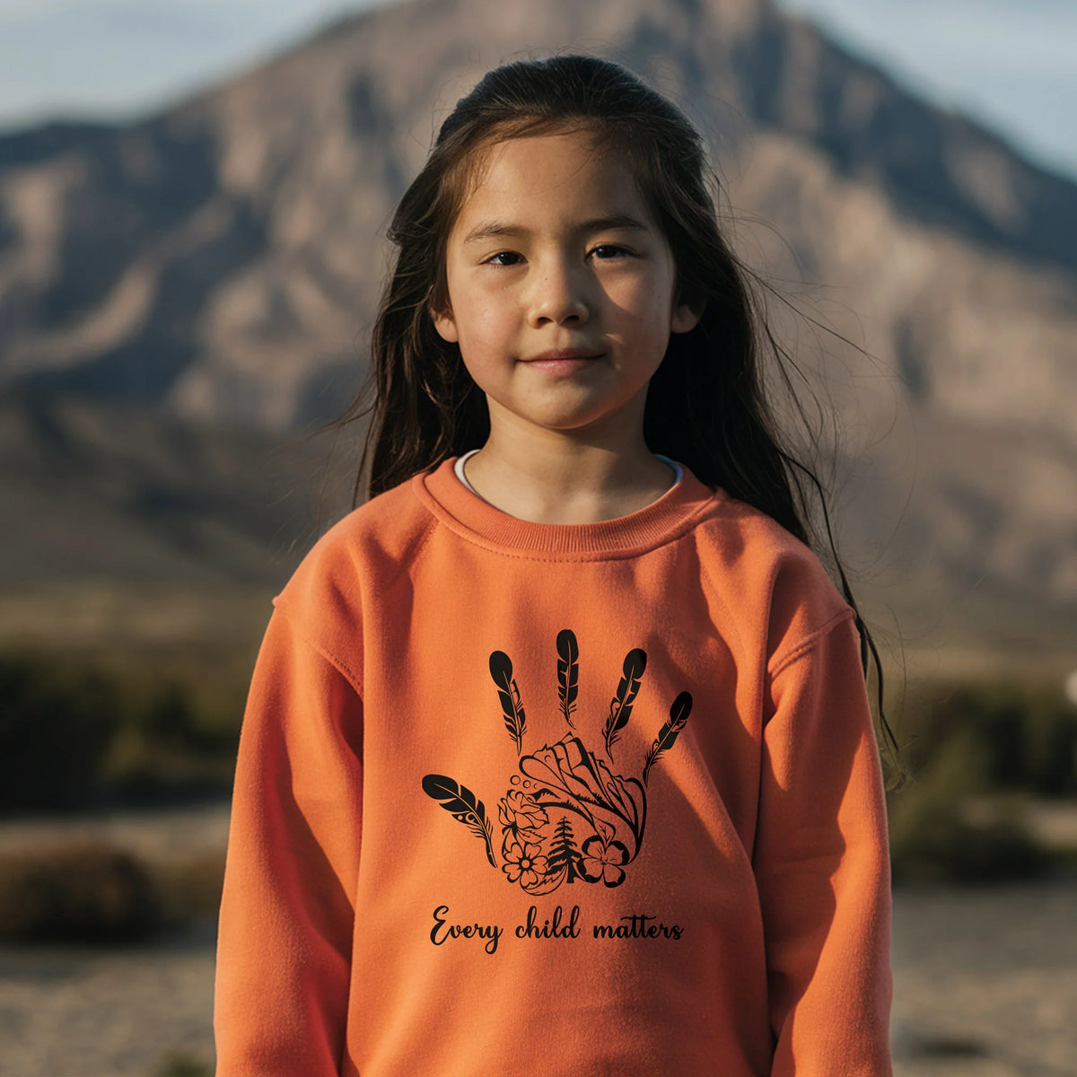 Every Child Matters Native Handprint Luxe Native American Unisex T-shirt/Hoodie/Sweatshirt