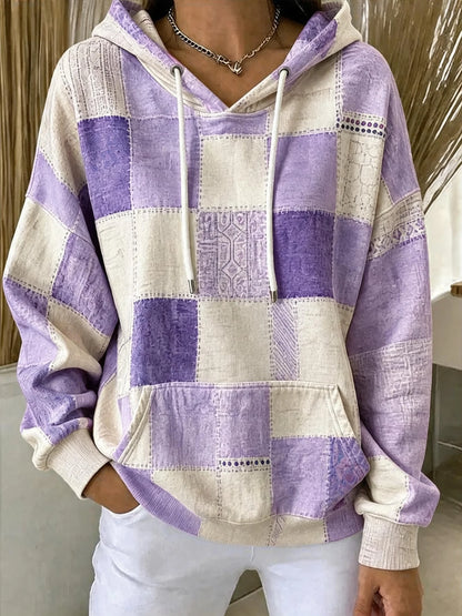Women's Casual Print Hoodie
