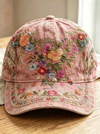 Floral Print Hat (Unisex)