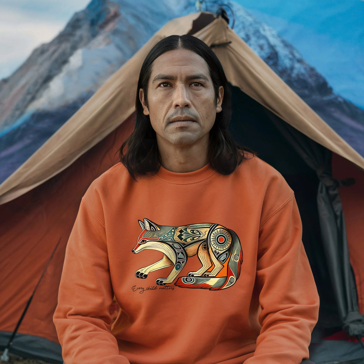 Every Child Matters Native Fox Totem Native American Unisex T-shirt/Hoodie/Sweatshirt