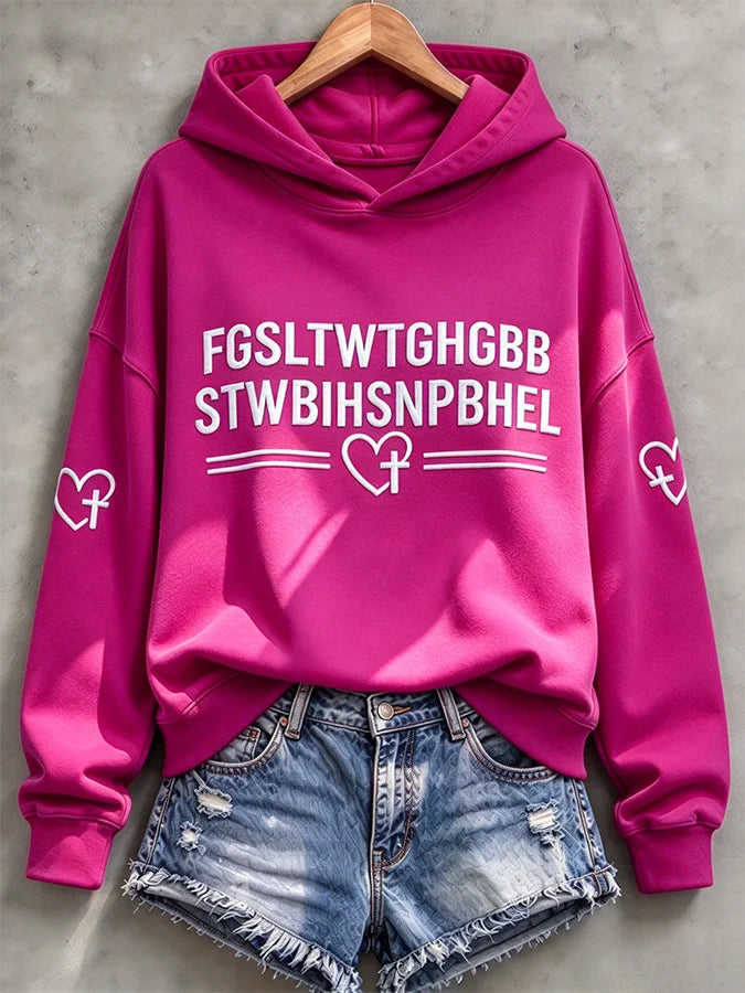 Women's   Faith Print Top