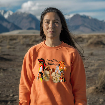Children and Tribes United Together Orange Shirt Unisex T-shirt/Hoodie/Sweatshirt