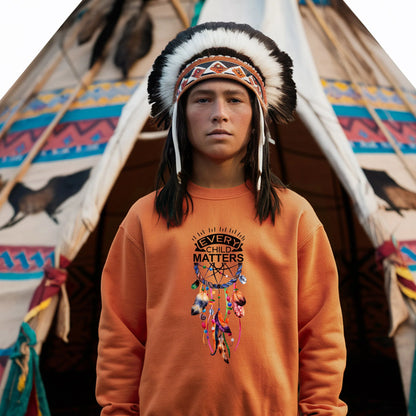 Every Child Matters Dreamcatcher Orange Shirt Day Unisex T-shirt/Hoodie/Sweatshirt
