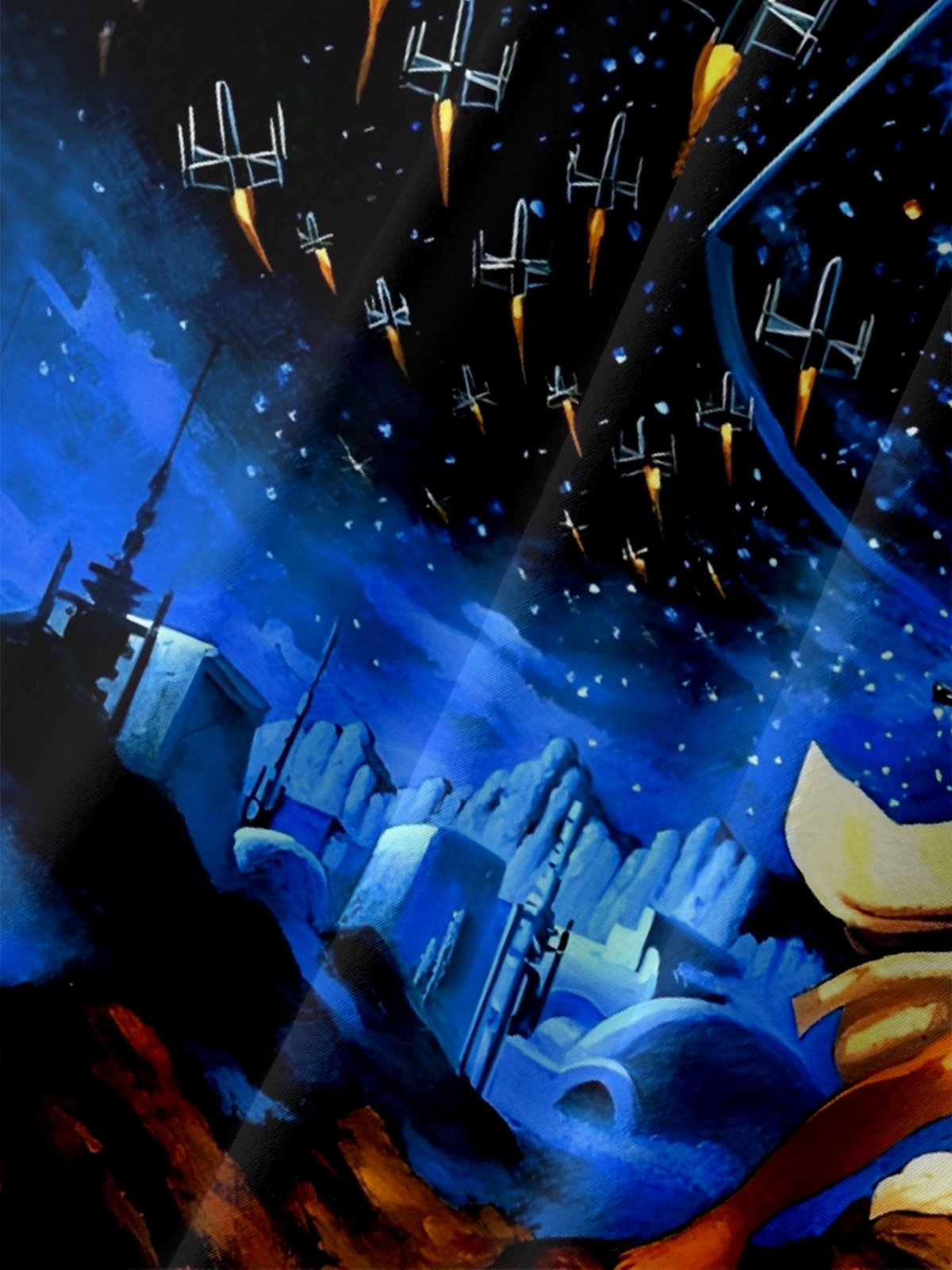 Moisture-Wicking Star Warrior Chest Pocket Hawaiian Shirt