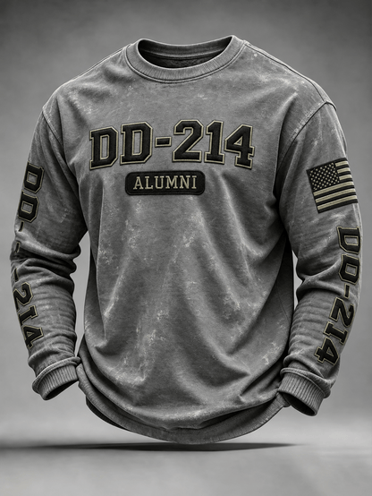Men's Veteran Pride DD-214 Printed Sweatshirt