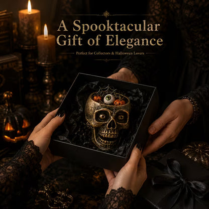 Gothic Skull Flower Pot Silicone Mold – DIY Resin, Plaster, Candle & Soap Casting Mold