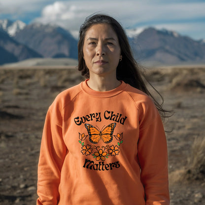 Every Child Matters Native Orange Butterfly Native American Unisex T-shirt/Hoodie/Sweatshirt