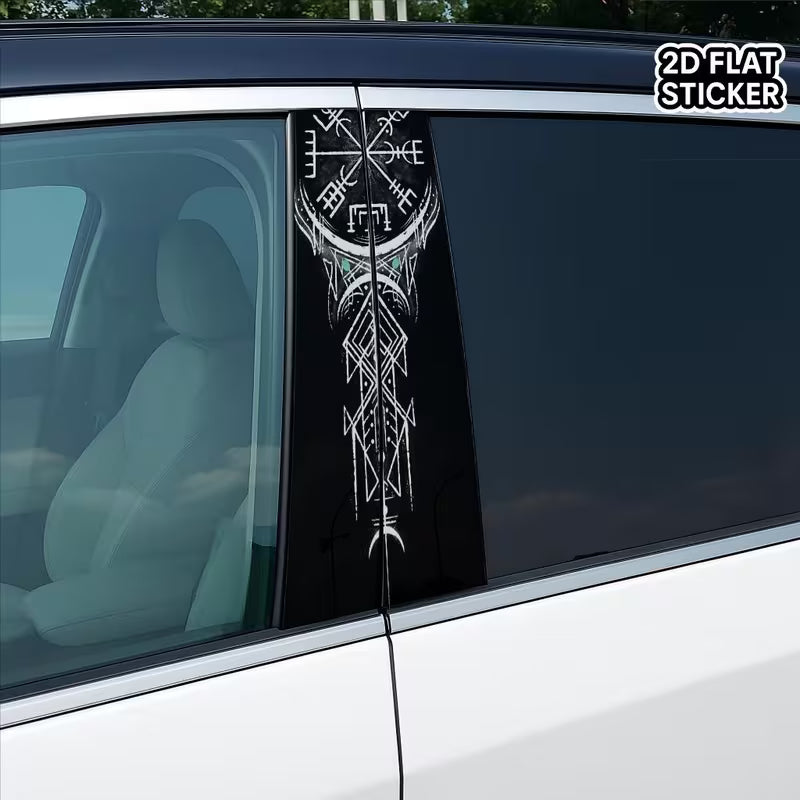 Car B-Pillar Sticker Set – Decorative Auto Decals
